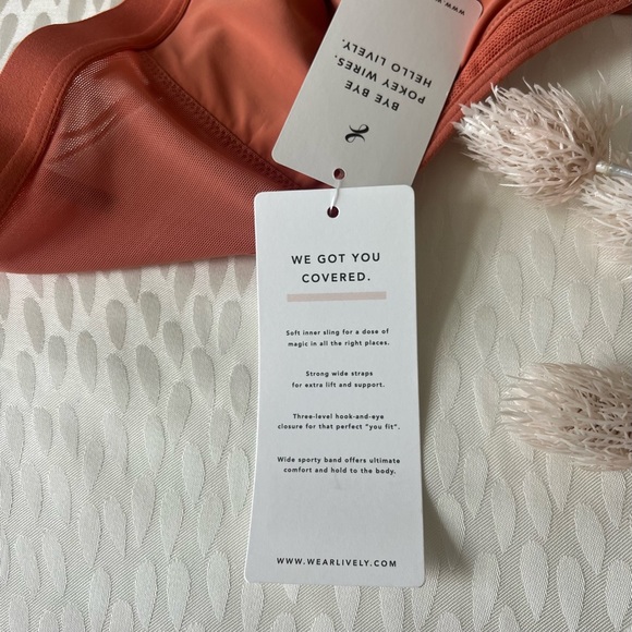 All.You. LIVELY Mesh Trim Bralette Terracotta Size 2 D DD DDD - Picture 7 of 9